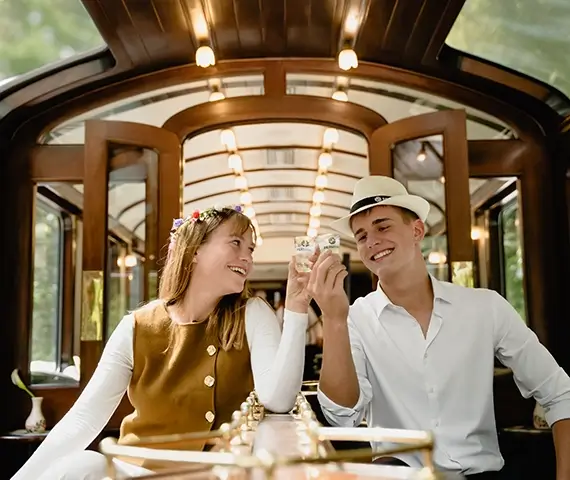 ビスタドーム展望台列車でピスコ体験